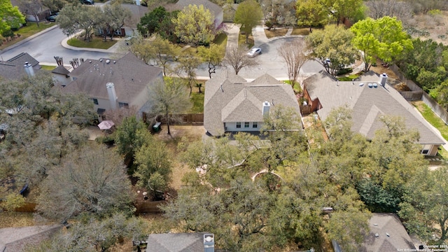 bird's eye view featuring a residential view
