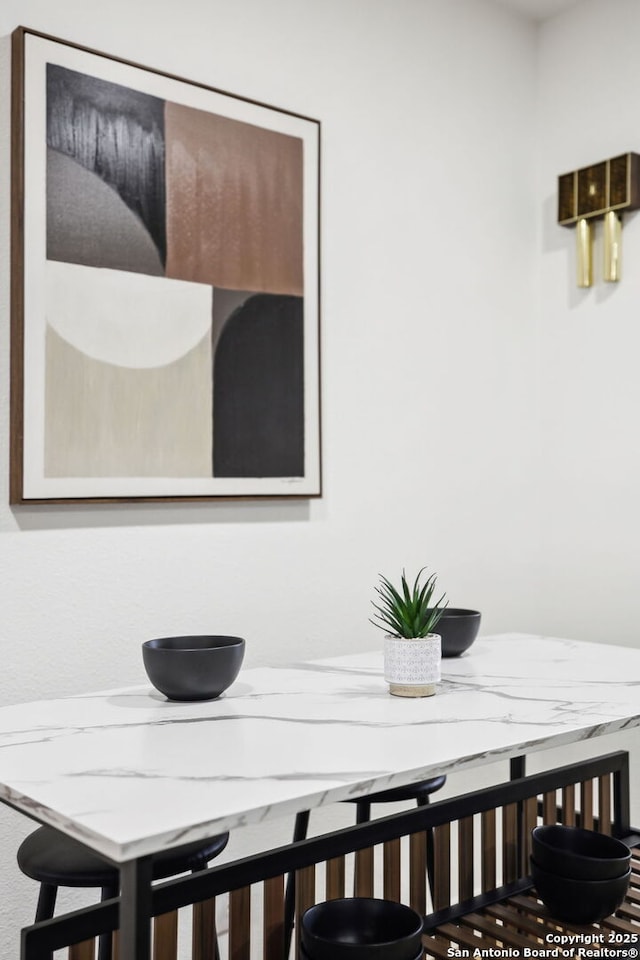 view of dining room
