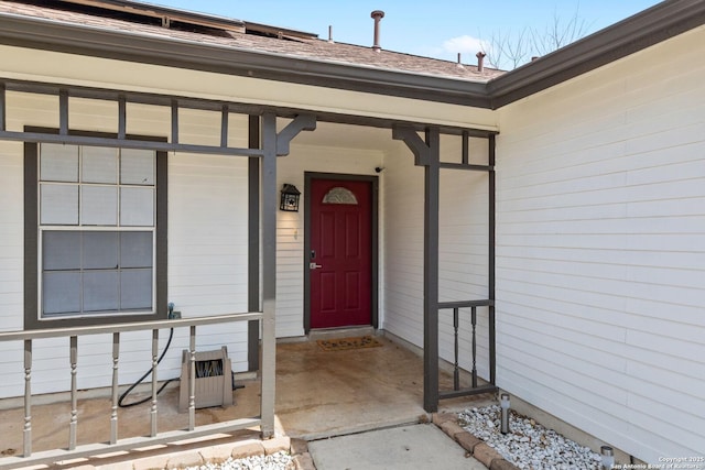 view of entrance to property