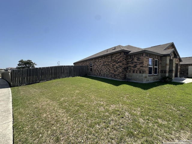 exterior space featuring fence