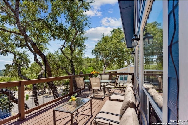 view of deck