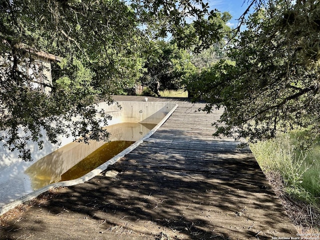 view of dock