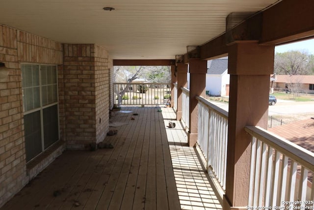 view of deck