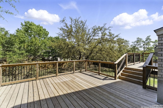 view of deck
