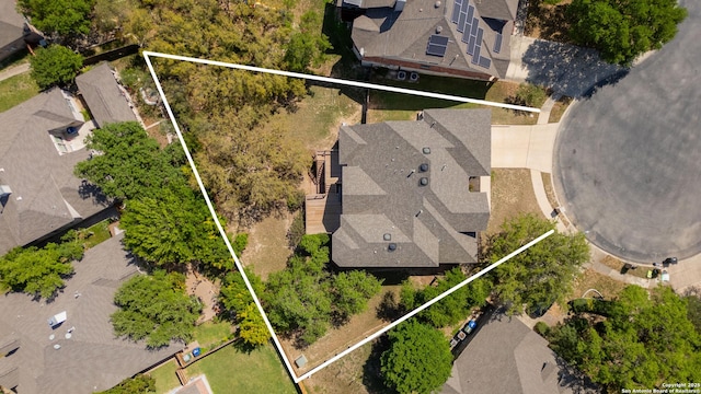 birds eye view of property featuring a residential view