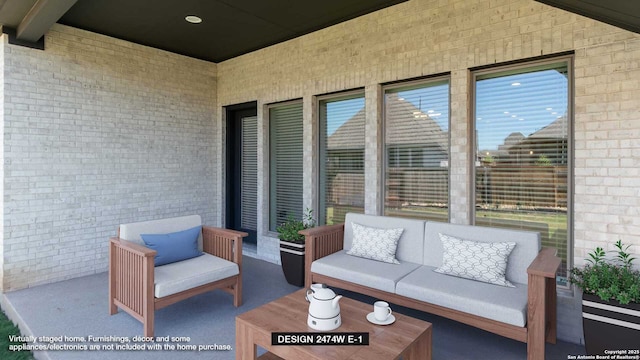 276 Haby Holw, San Antonio, TX 78253 - view of patio featuring outdoor lounge area