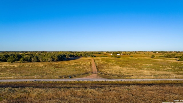 view of nature featuring a rural view