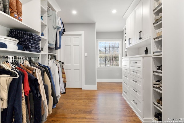 112 Coventry Ln, Terrell Hills, TX 78209 - spacious closet featuring wood finished floors
