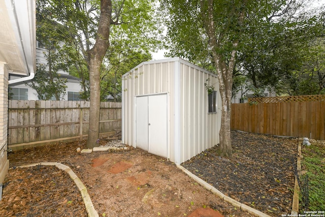 14743 Oak Briar, San Antonio, TX 78232 - view of shed featuring a fenced backyard