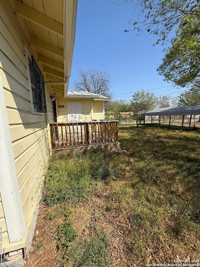view of yard