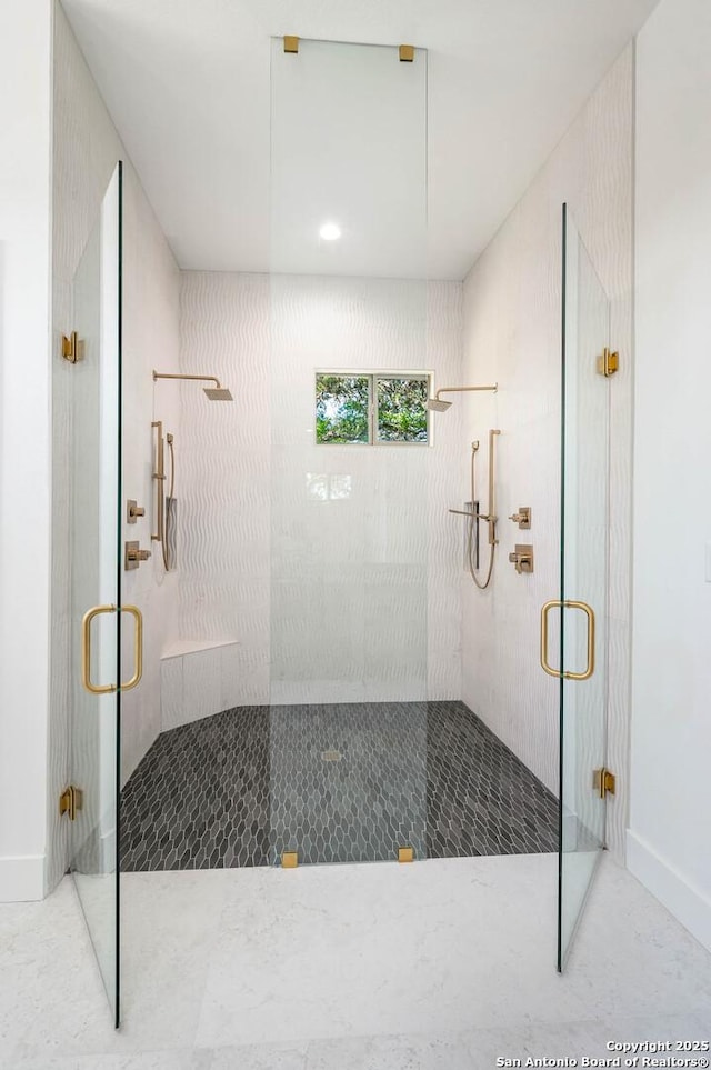 full bath featuring a stall shower
