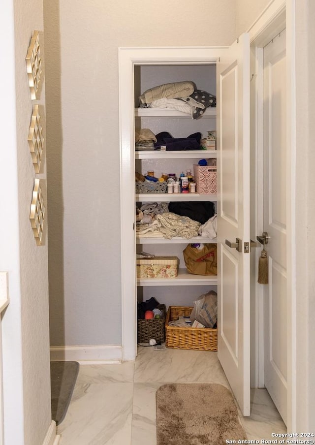 view of closet