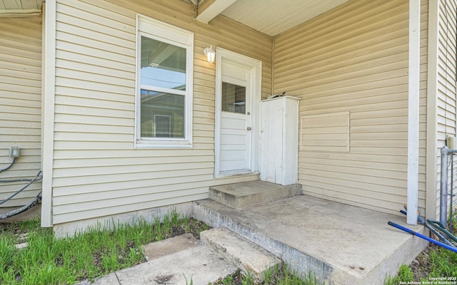 view of entrance to property