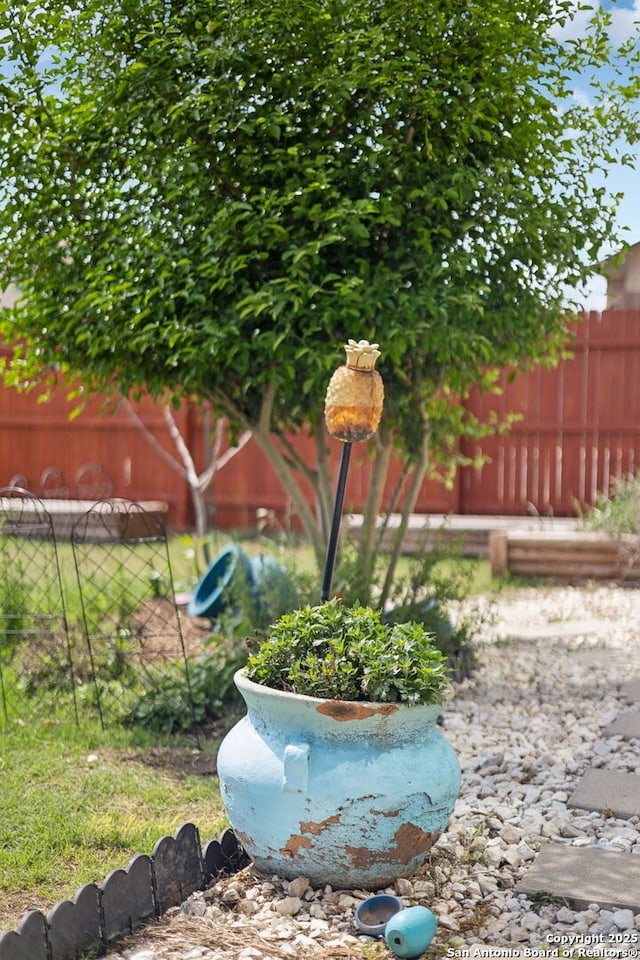 13850 Cohan Way, San Antonio, TX 78253 - view of yard with fence