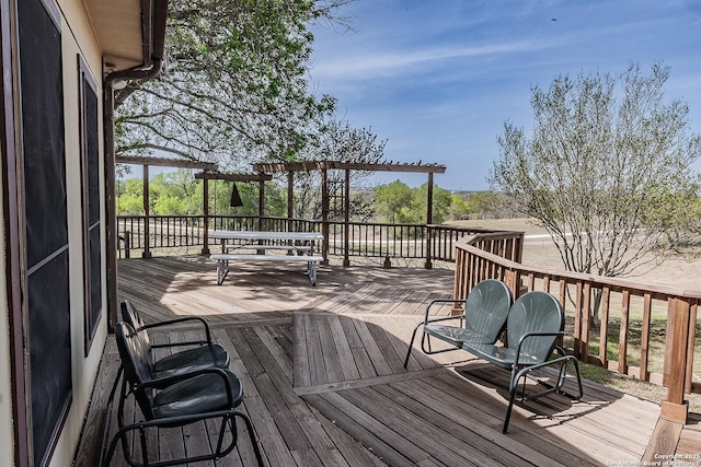 view of deck