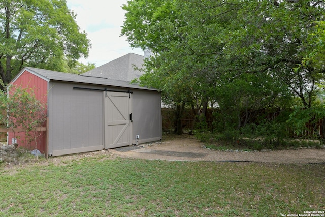 7609 Highland Park, San Antonio, TX 78250 - view of shed