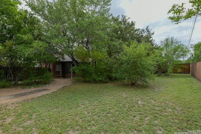 7609 Highland Park, San Antonio, TX 78250 - view of yard