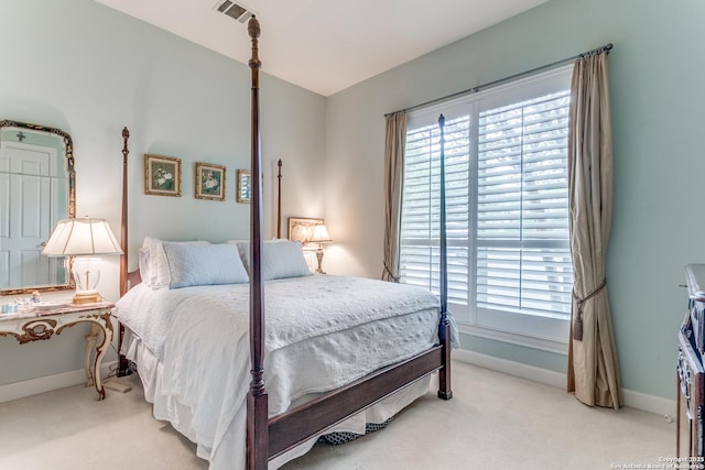 93 Bristol Grn, San Antonio, TX 78209 - bedroom featuring visible vents, baseboards, and light carpet