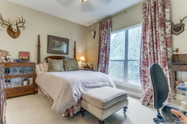 93 Bristol Grn, San Antonio, TX 78209 - bedroom featuring carpet and ceiling fan