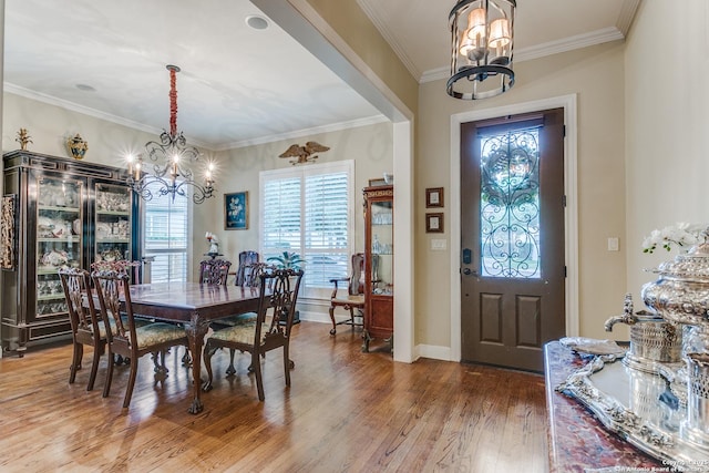 93 Bristol Grn, San Antonio, TX 78209 - dining space with a chandelier, a healthy amount of sunlight, and ornamental molding