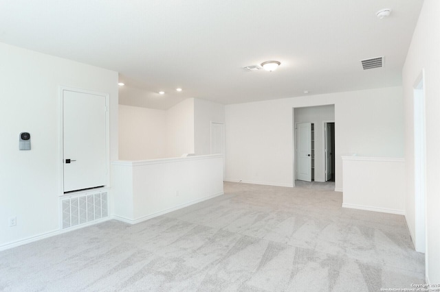 5230 Anzueto, San Antonio, TX 78261 - empty room with light colored carpet, visible vents, recessed lighting, and baseboards