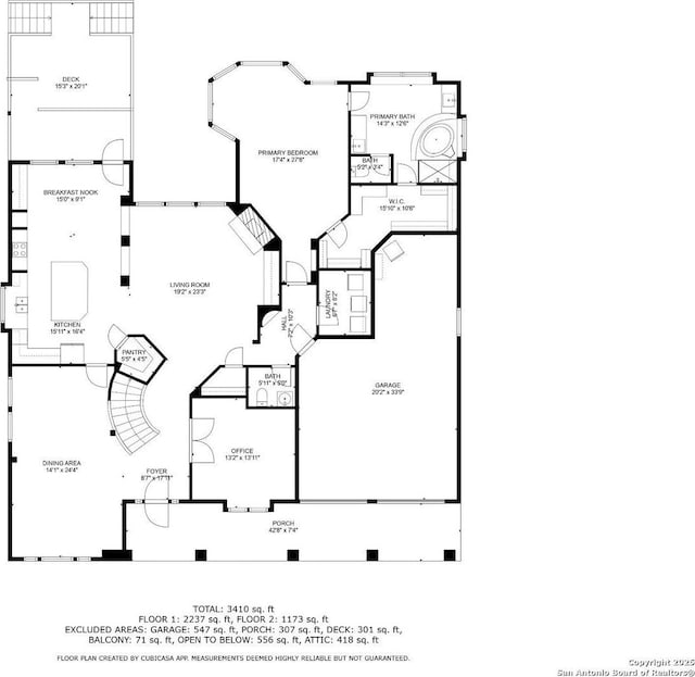 162 Teal Rdg, Canyon Lake, TX 78133 - floor plan