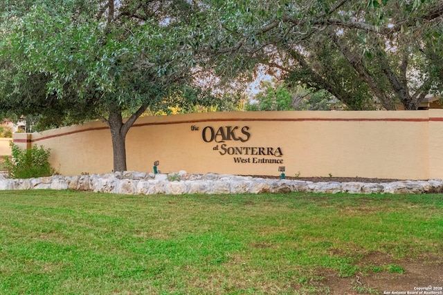 1018 Peg Oak, San Antonio, TX 78258 - community sign with a lawn