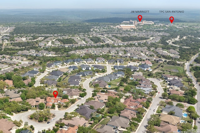 3919 El Chamizal, San Antonio, TX 78261 - birds eye view of property with a residential view