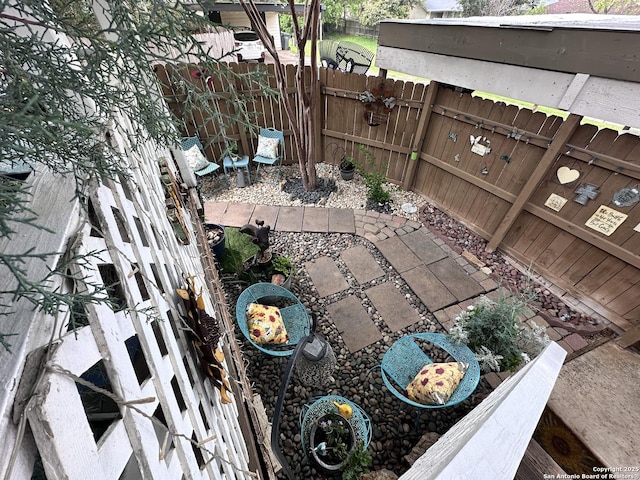 3401 Sugarhill, San Antonio, TX 78230 - view of patio / terrace featuring fence