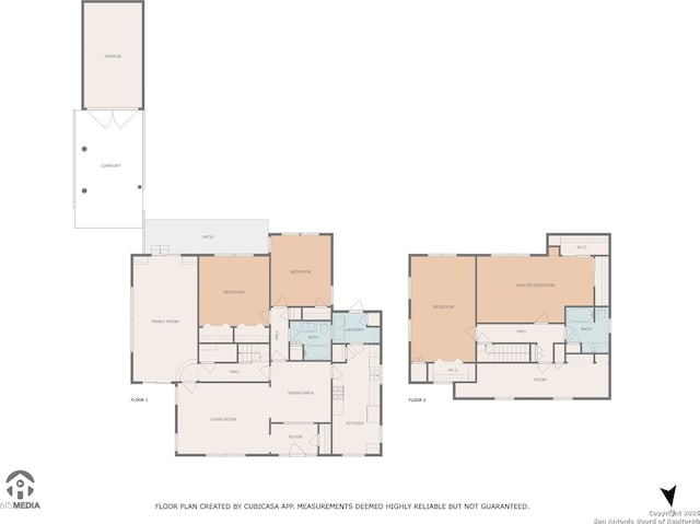 2334 W Huisache, San Antonio, TX 78201 - floor plan