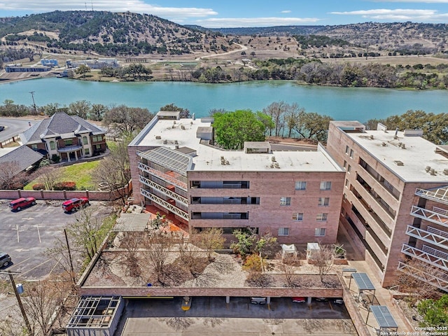 1000-1D Guadalupe St Unit 1D, Kerrville, TX 78028 - bird's eye view of a water and mountain view