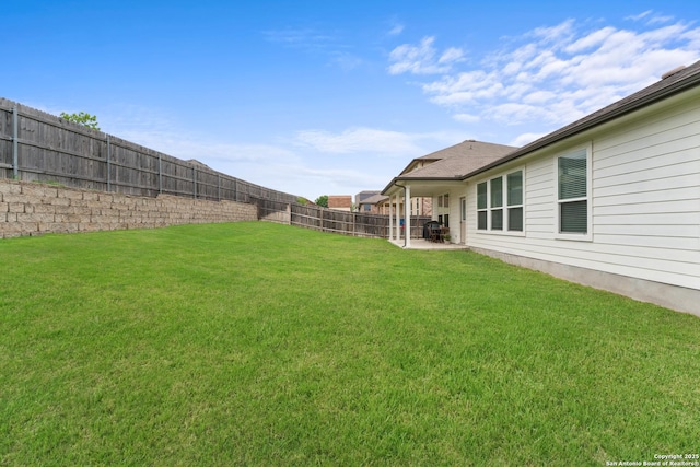217 Blaze Moon, Cibolo, TX 78108 - view of yard featuring a patio