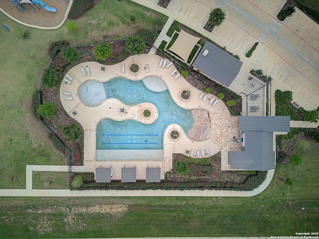 8439 Painted Wagon, San Antonio, TX 78254 - drone / aerial view