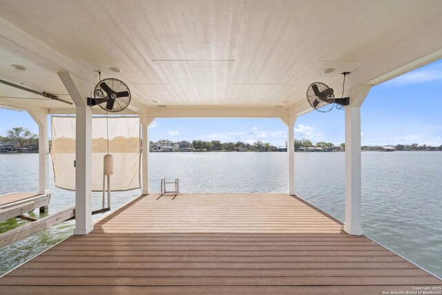 411 W Greenbriar Dr, Granite Shoals, TX 78654 - dock area featuring a water view