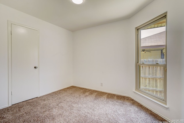 empty room with carpet floors