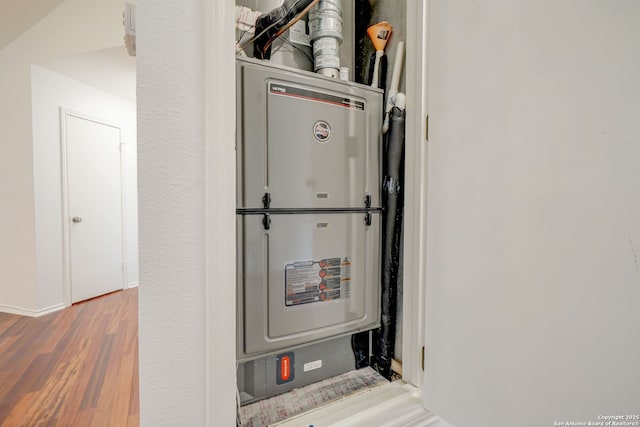 view of utility room