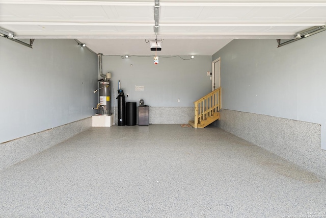 147 Festive Coquette, San Antonio, TX 78253 - garage with water heater and a garage door opener