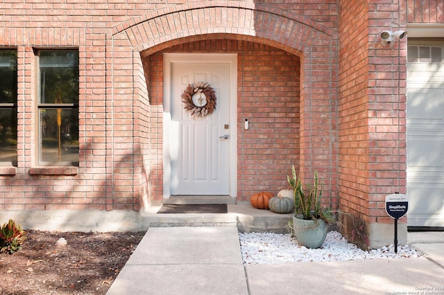 7102 Valley Trl, San Antonio, TX 78250 - property entrance featuring brick siding