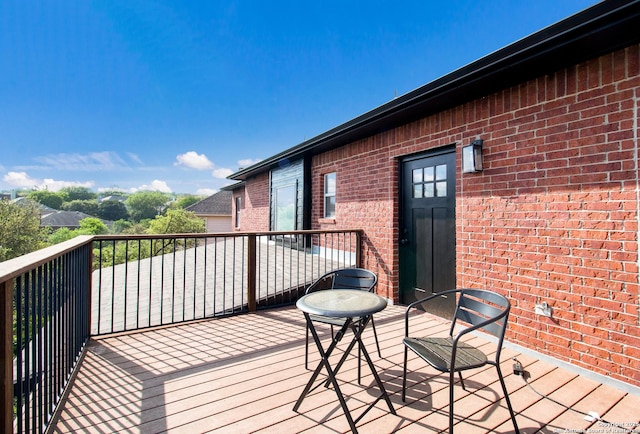 19423 Camino Rdg, San Antonio, TX 78258 - view of wooden terrace