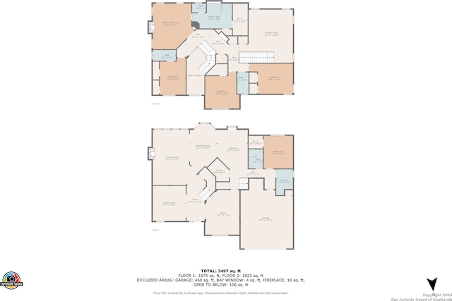 19423 Camino Rdg, San Antonio, TX 78258 - room layout