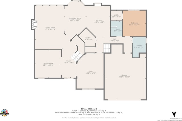 19423 Camino Rdg, San Antonio, TX 78258 - property floor plan