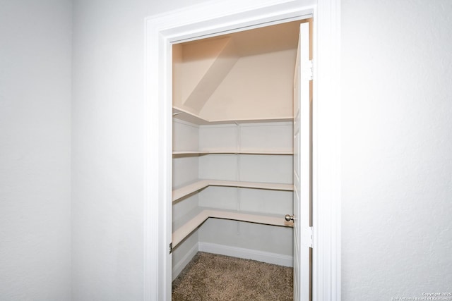 view of pantry
