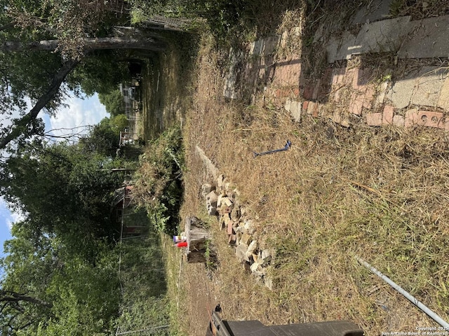 423 Hazel, San Antonio, TX 78207 - view of yard