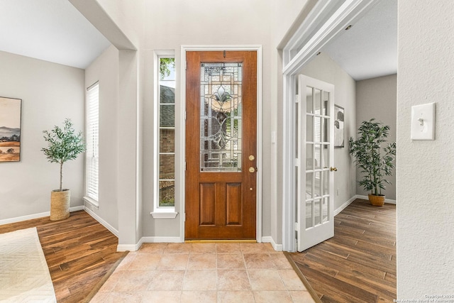 13911 Laurelbrook, San Antonio, TX 78249 - entrance foyer featuring baseboards and wood finished floors