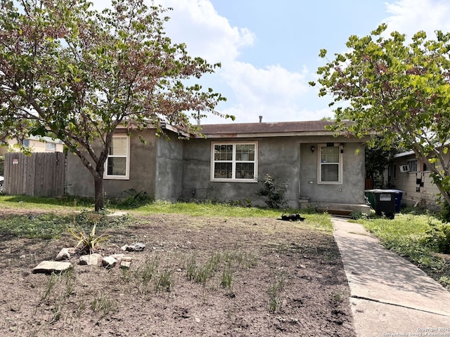 934 Iowa, San Antonio, TX 78203 - view of front of home featuring fence and stucco siding