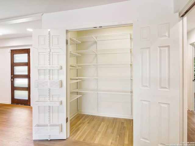 view of closet