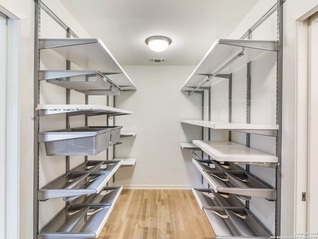 pantry featuring visible vents