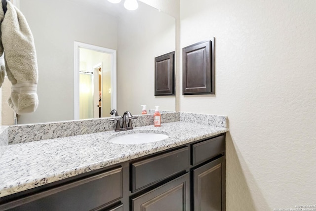 500 Pecan Farms, New Braunfels, TX 78130 - bathroom with a textured wall and vanity