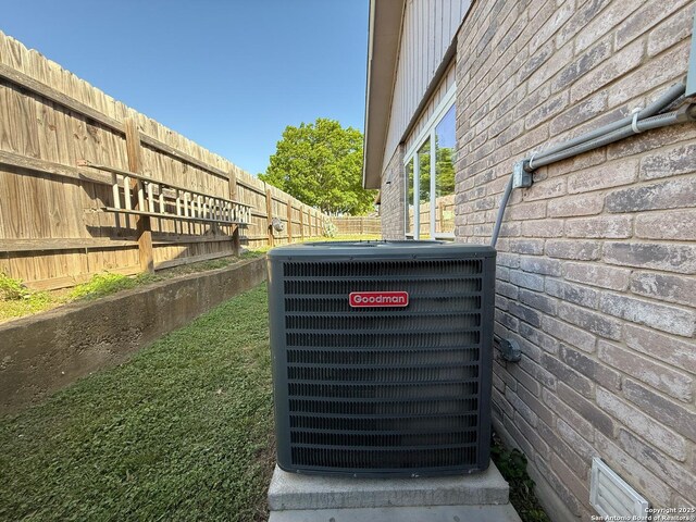 7401 Oak Marsh, Live Oak, TX 78233 - details with central AC and a fenced backyard