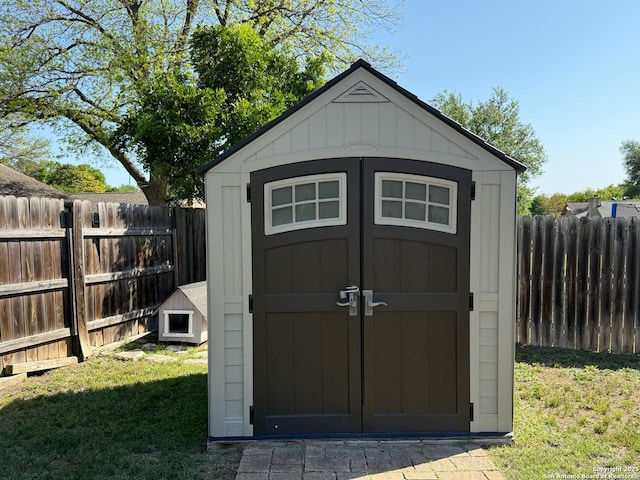 7401 Oak Marsh, Live Oak, TX 78233 - view of shed with a fenced backyard